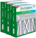 17.5x21x5 Air Filter MERV 8 Essential Dust & Allergy Defense - 3-Pack