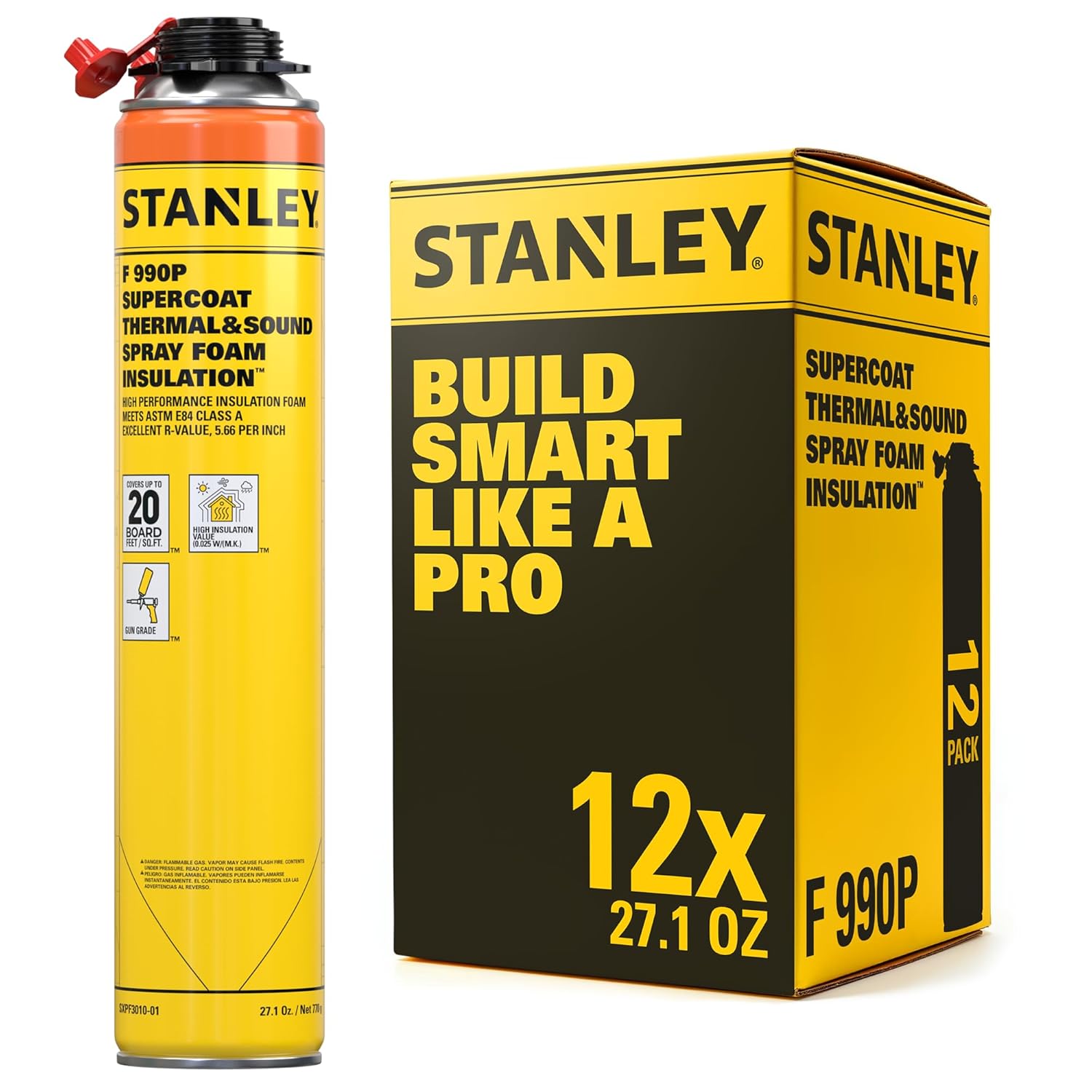 STANLEY F 990P Supercoat Spray Foam Insulation for All Needs