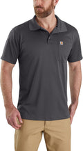 Carhartt Men's Force Relaxed Fit Lightweight Polo for Everyday Use