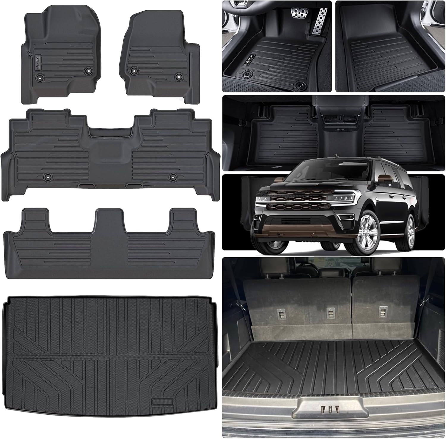 Custom Fit Floor Mats for Ford Expedition MAX 2018-2024