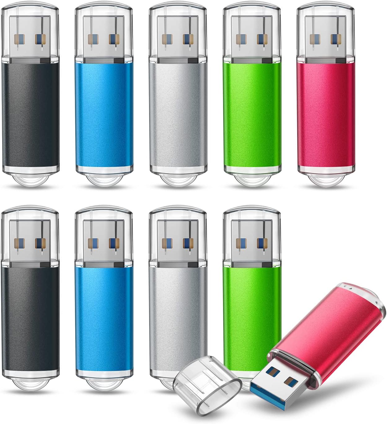 TOPESEL 16GB USB Flash Drive Pack for Fast Data Transfer