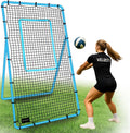 VELOCITY Adjustable Volleyball Rebounder Net 7x4 ft - Solo Training