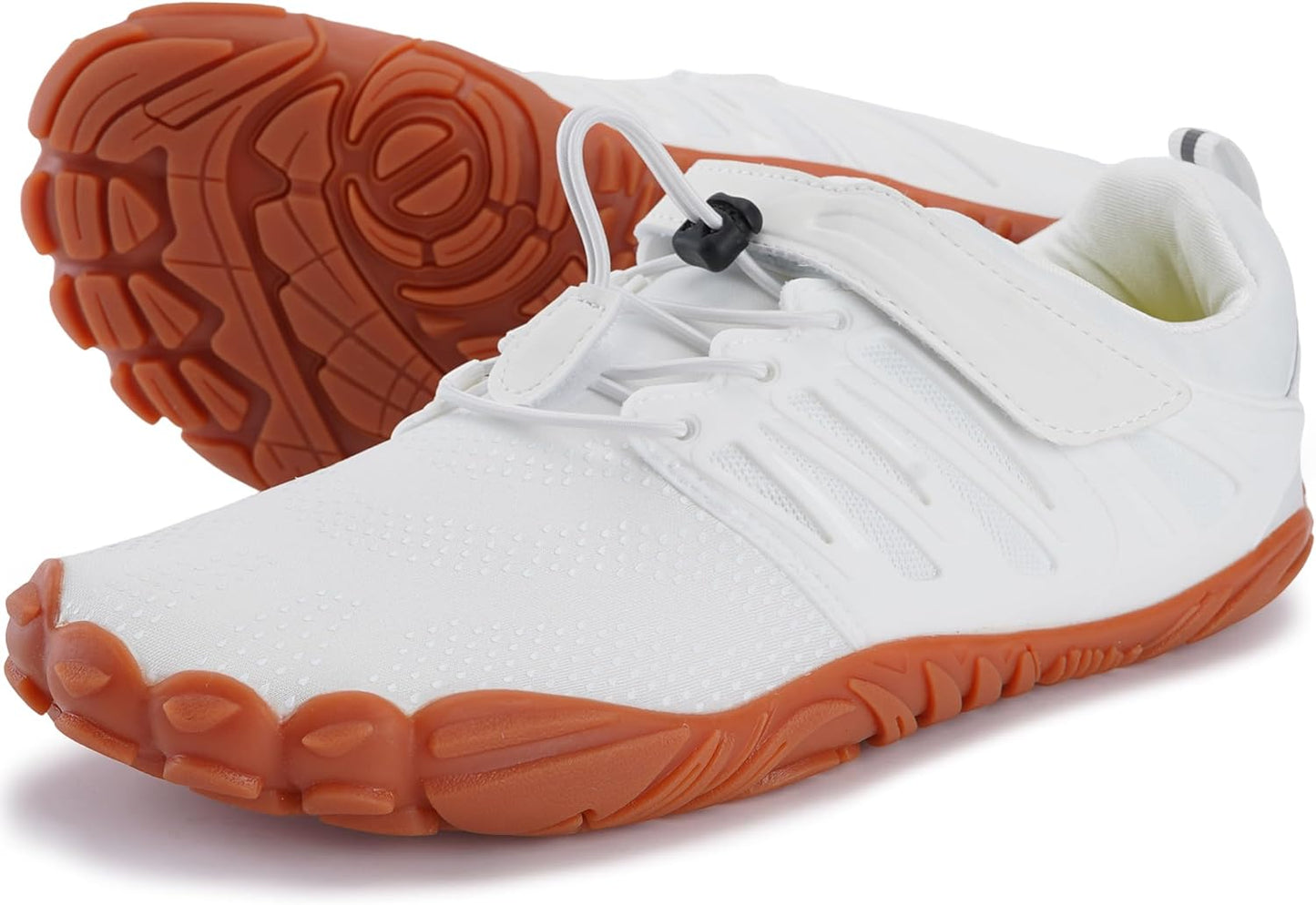 WHITIN Men's Minimalist Trail Runner with Wide Toe Box Design