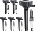 Ignition Coil Pack and Iridium Spark Plugs Set of 6 - Reliable Engine