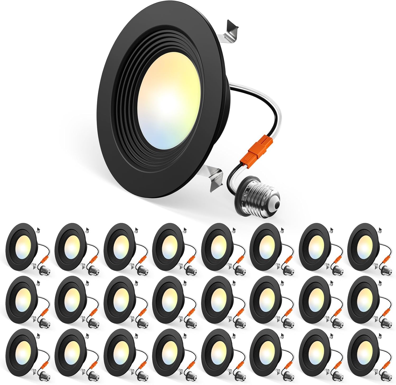Amico 24 Pack 4 inch LED Recessed Lighting for Any Room
