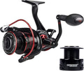Sharky Baitfeeder III Live Liner Spinning Reel - Black/Red