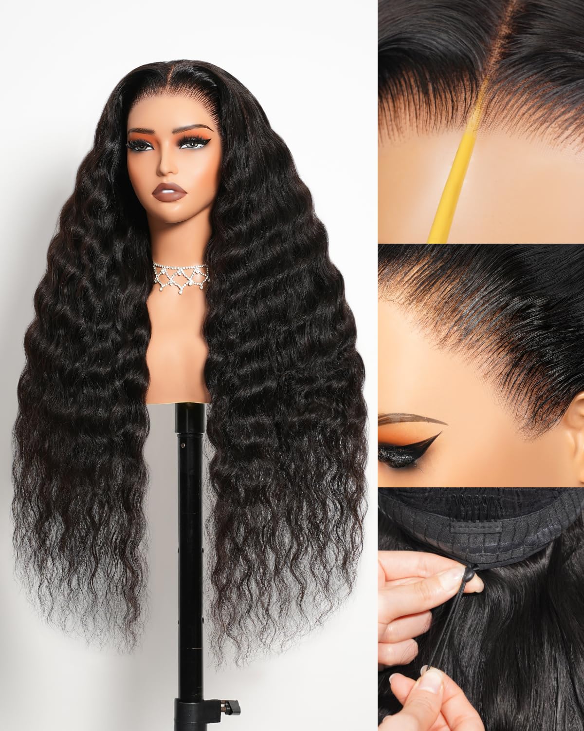 Arabella 13x6 Deep Curly Human Hair Wig for Stunning Styles