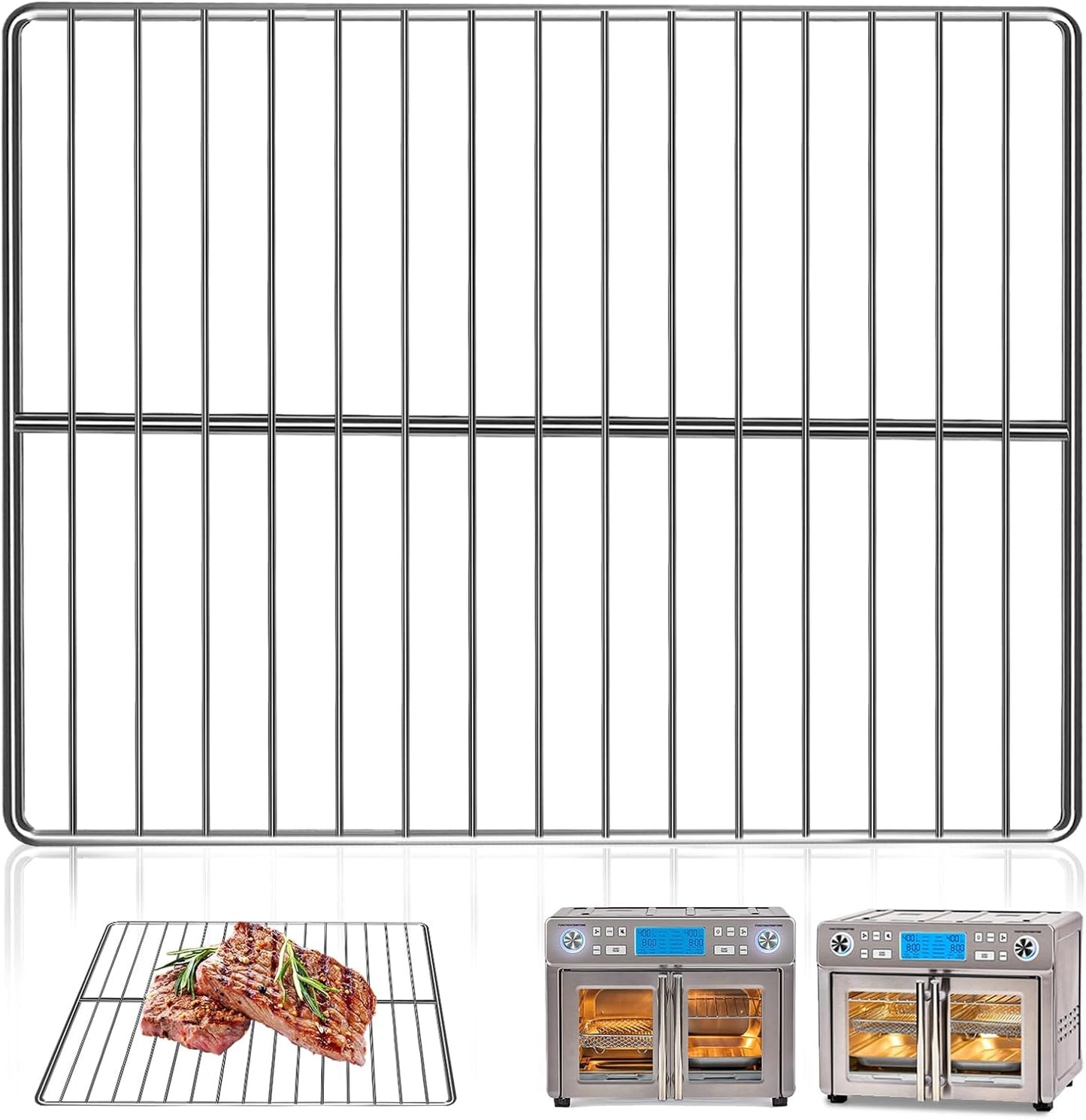 Stainless Steel Air Fryer Rack for Emeril Lagasse Oven - Roast & Grill Like a Pro!