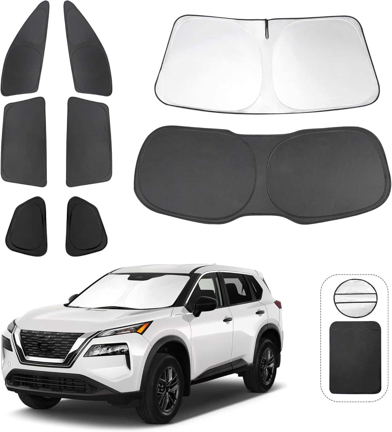 Custom Fit Window Shades for Nissan Rogue 2021-2025 Models