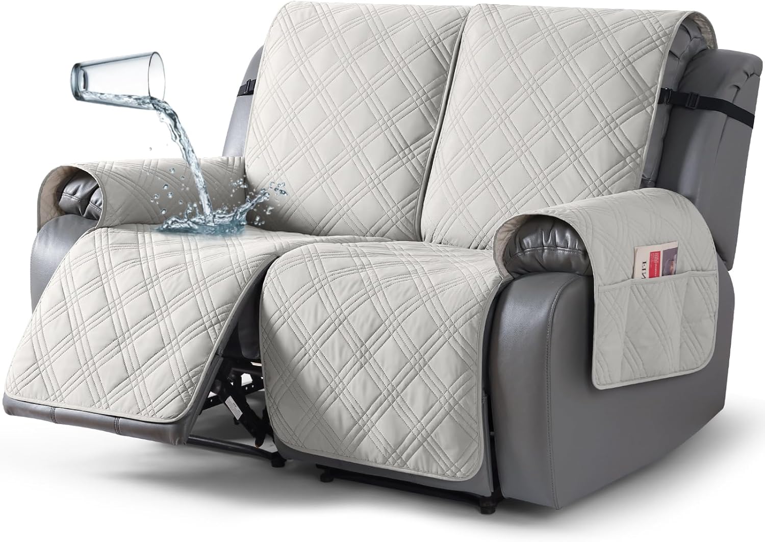 Waterproof Loveseat Recliner Cover for 2 Seater Sofas
