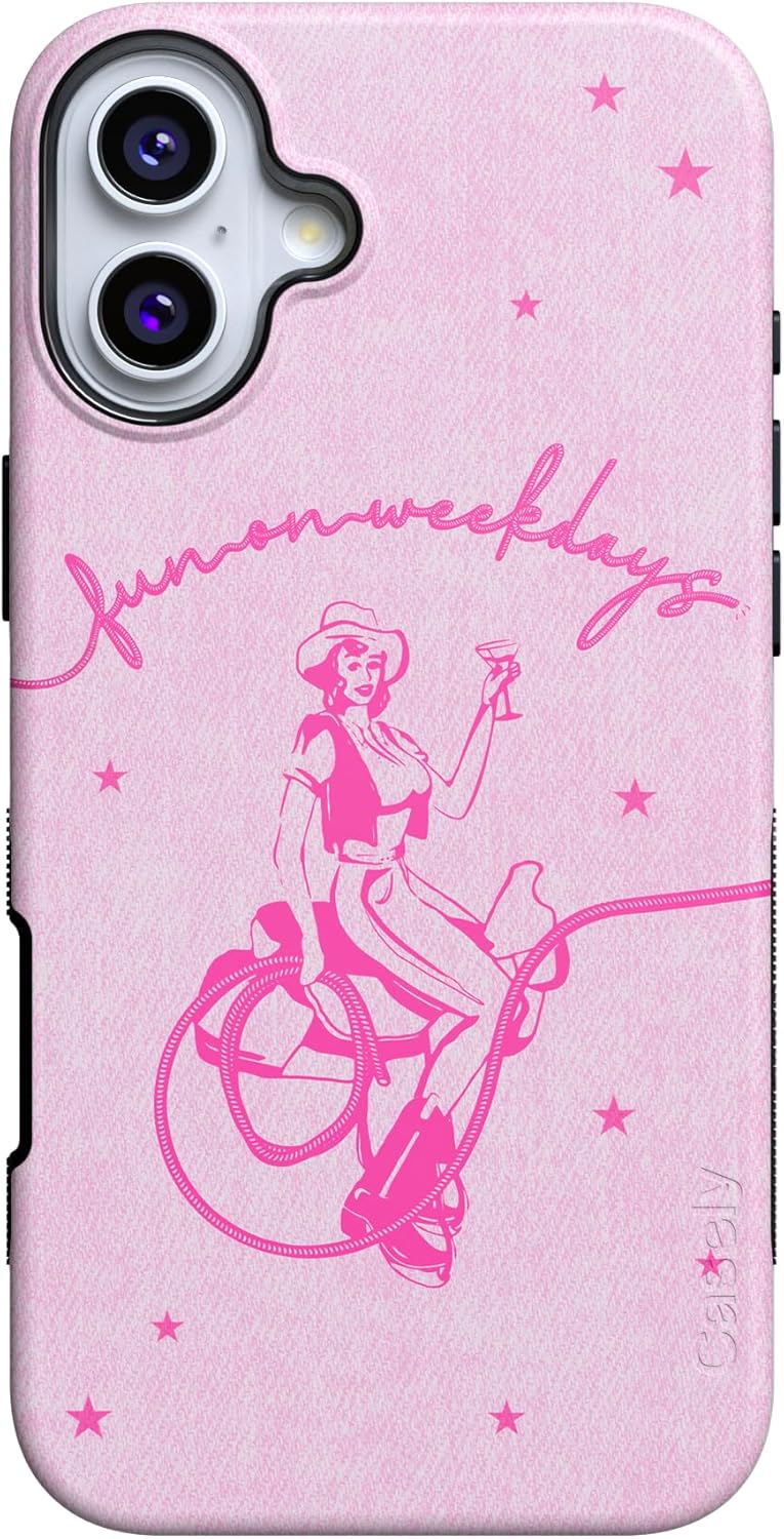 Casely iPhone 16 Case | Denim Cowgirl | Bold Protection