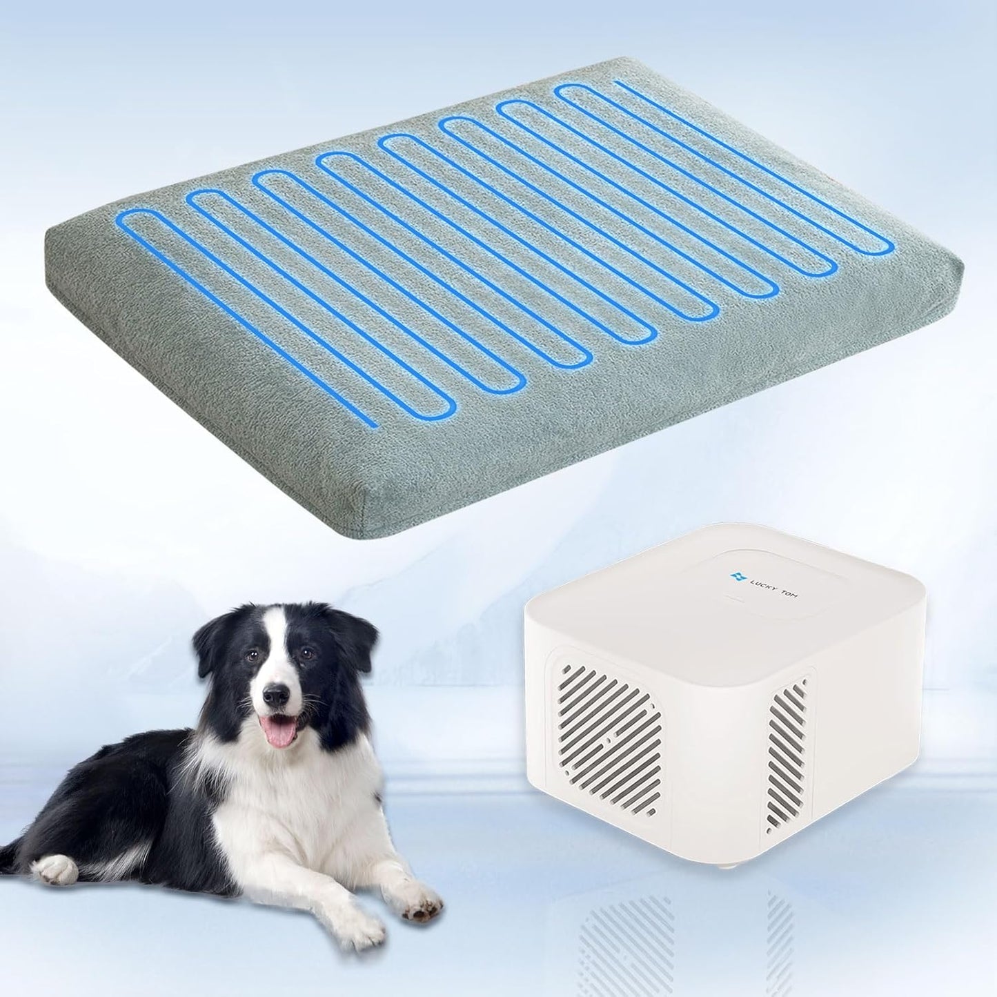 Pet Bed Cooling System for Comfortable Summer Naps and Rest
