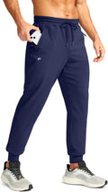 Pudolla Men's Fleece Joggers: Warm Athletic Pants for Winter