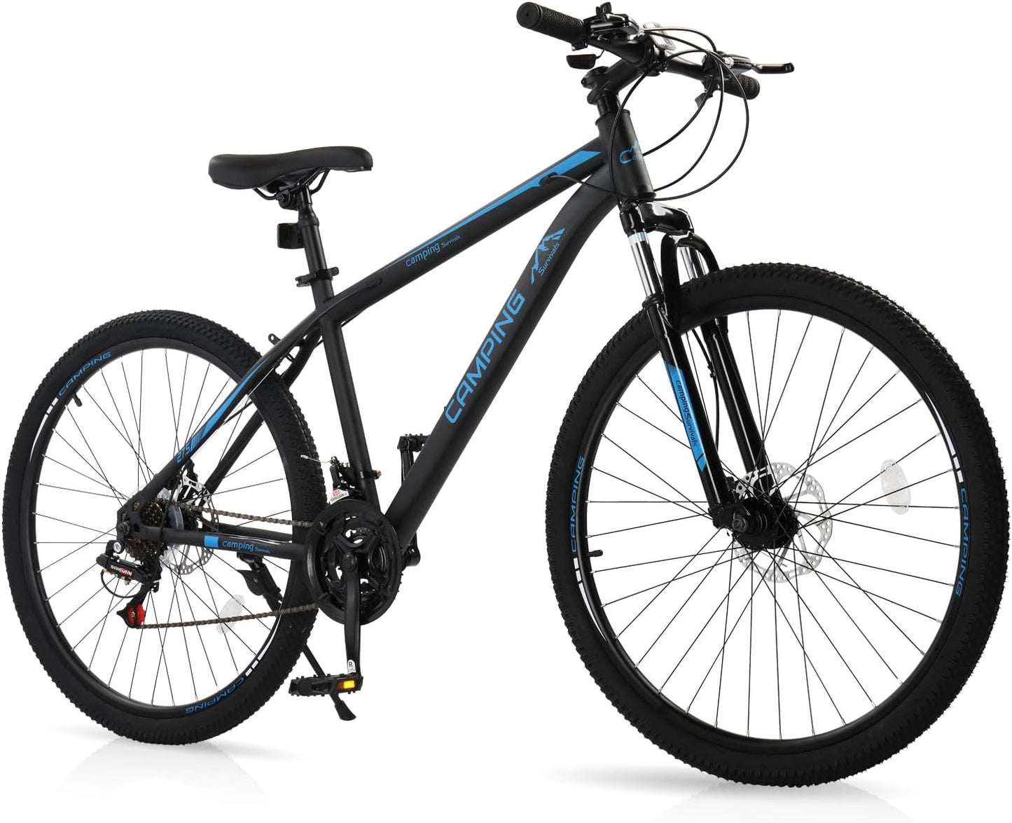Ktaxon Mountain Bike with 21-Speed System and Disc Brakes