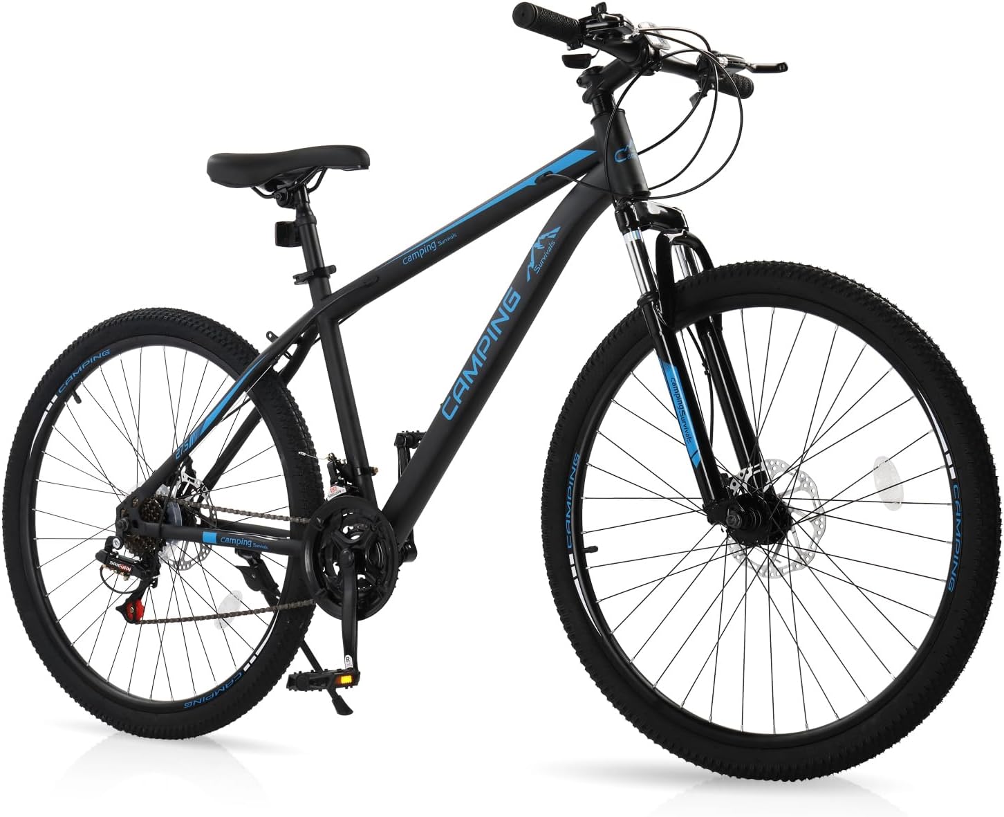 Ktaxon Mountain Bike with 21-Speed System and Disc Brakes