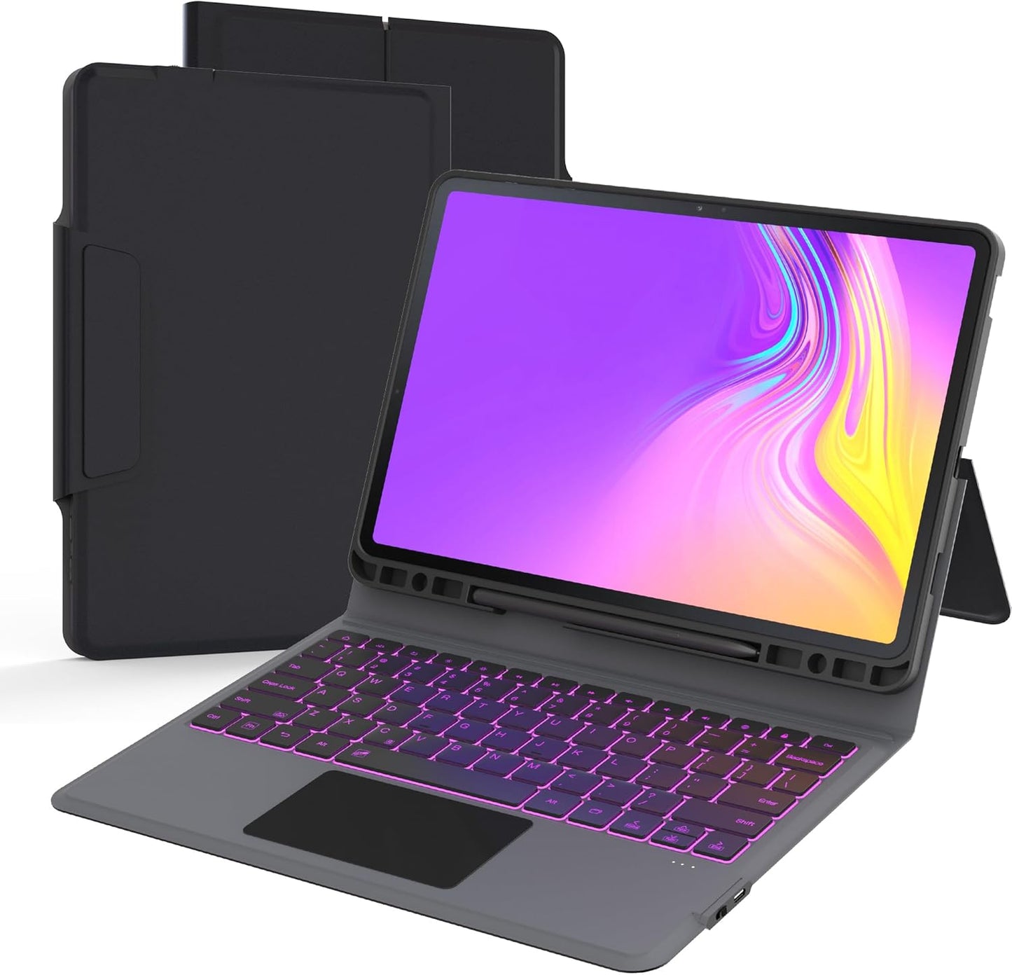Keyboard Case for Samsung Galaxy Tab S7 FE/S8 Plus 12.4