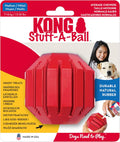 KONG Stuff-A-Ball Durable Natural Rubber Chew Toy - Dental & Treat