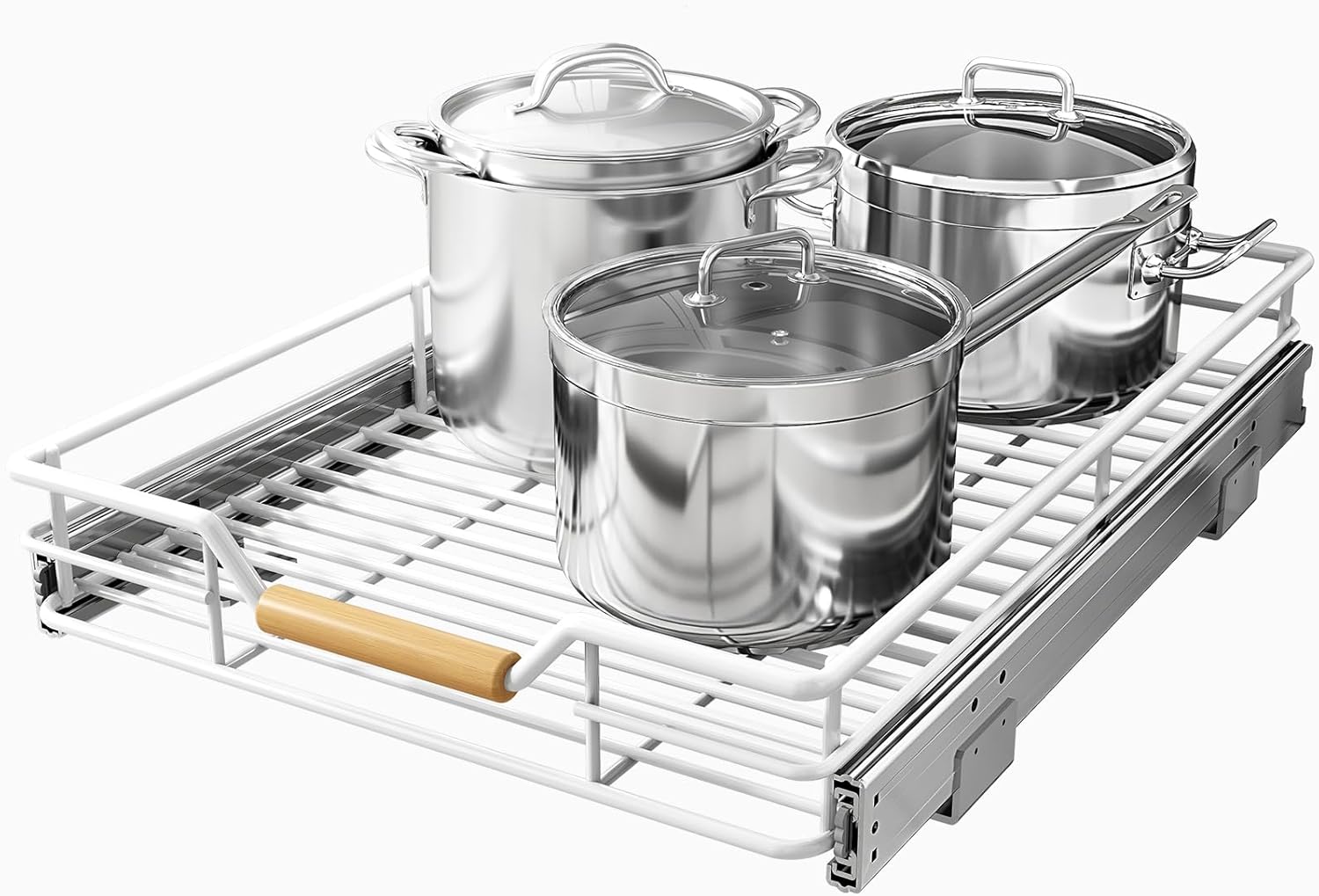 Pull Out Cabinet Organizer for Kitchen and Pantry Storage