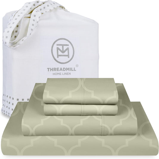 Threadmill Cotton Full Size Sheet Set for Cozy Sleep Nights