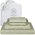 Threadmill Cotton Queen Sheet Set - 100% Cotton Jacquard Queen Sheets