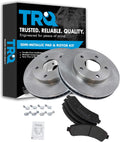 TRQ Front Brake Pad & Rotor Kit Compatible with 1997-2005 Blazer