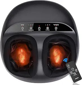 RENPHO Heated Foot Massager Machine for Deep Shiatsu Relief