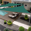 Right Triangle 24ft x 24ft x 33.9ft Green Sun Shade Sail Canopy
