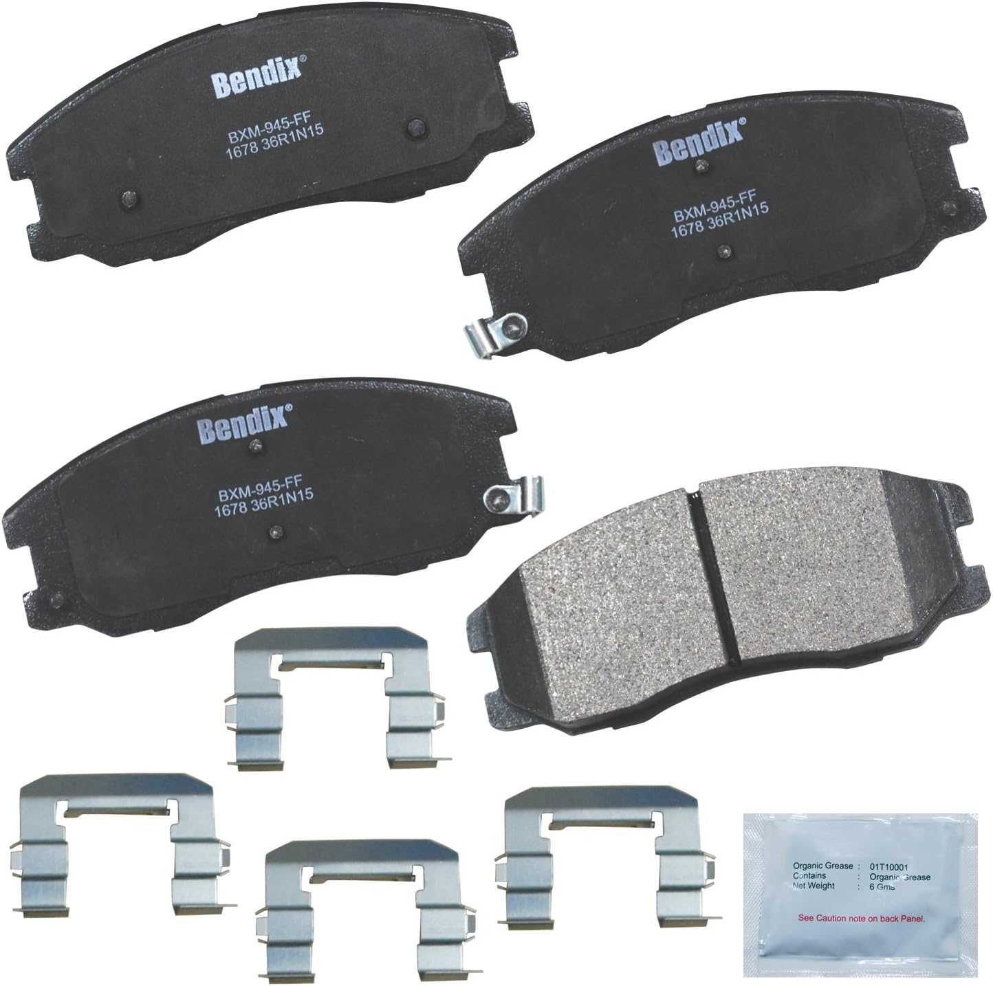 Bendix Priority1 CFM1678 Semi-Metallic Brake Pads for Captiva