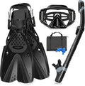 Mask Fins Snorkeling Gear for Adults and Kids - Complete Set