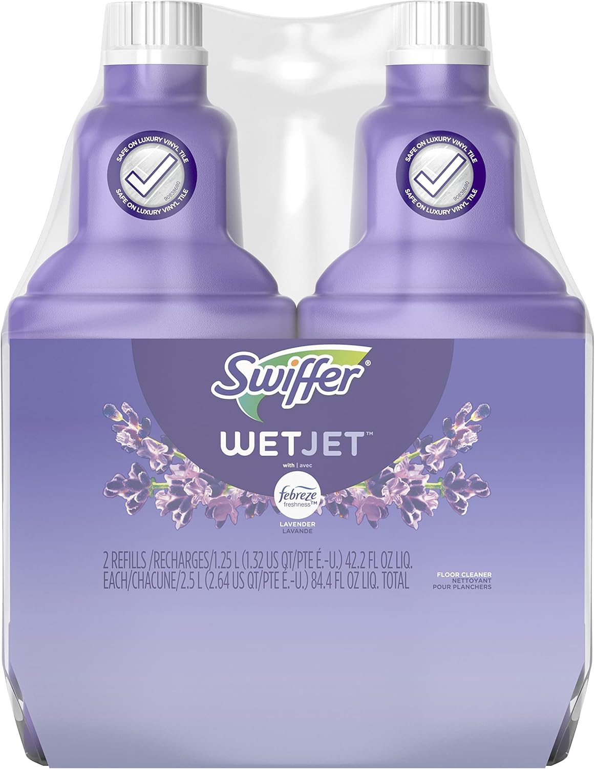Swiffer WetJet Lavender Scent Floor Cleaner - 2 Pack