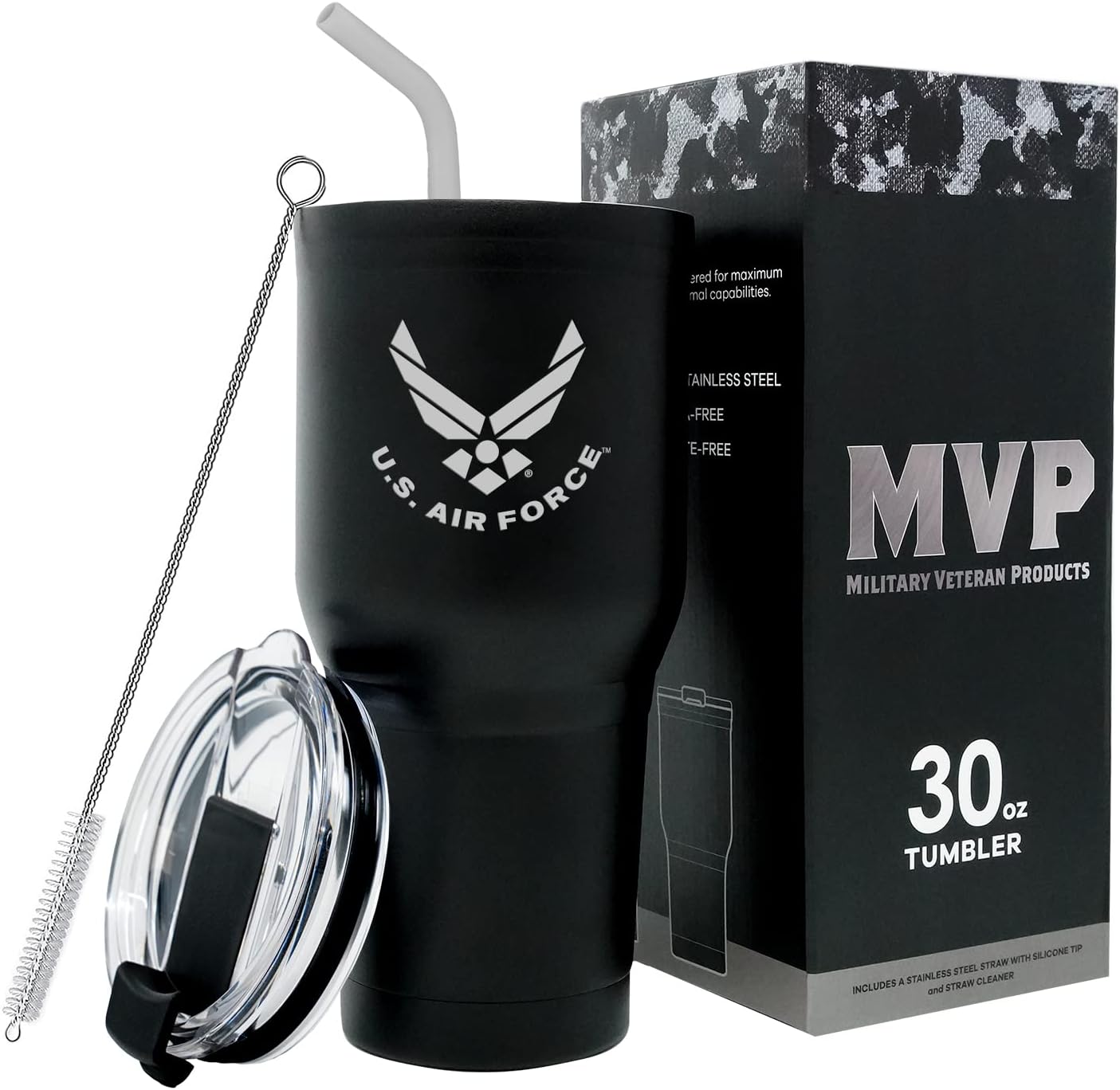 Air Force Coffee Travel Mug - 30 oz Insulated Tumbler Gift