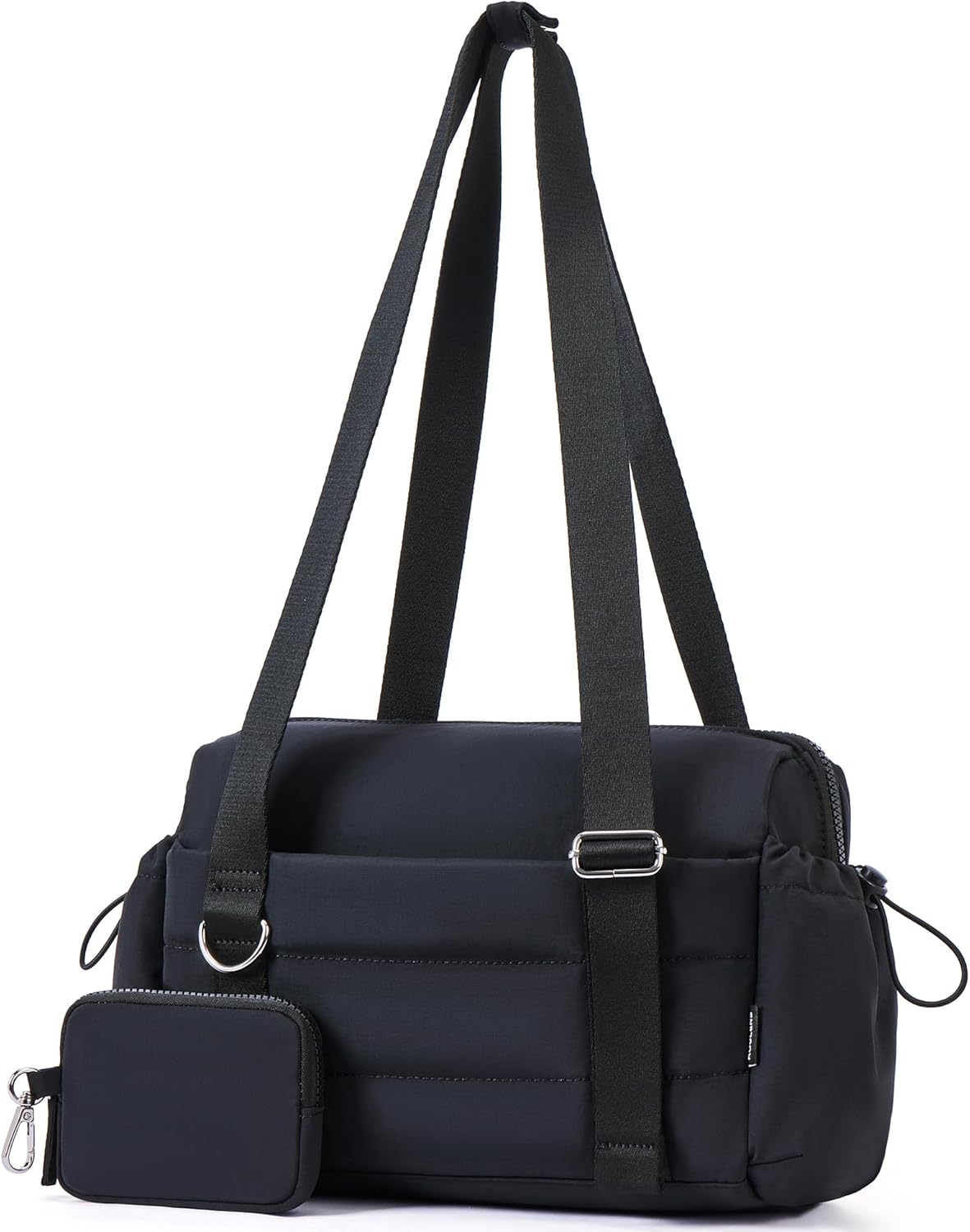 Small Gym Bag for Women with Wet Compartment and Coin Wallet