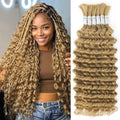 Braiding Hair for Boho Braids Deep Wave Human Hair 150g 20 in - 6