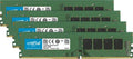 Crucial 32GB Kit DDR4 2400 MT/s (8GBx4) - Reliable Desktop Memory