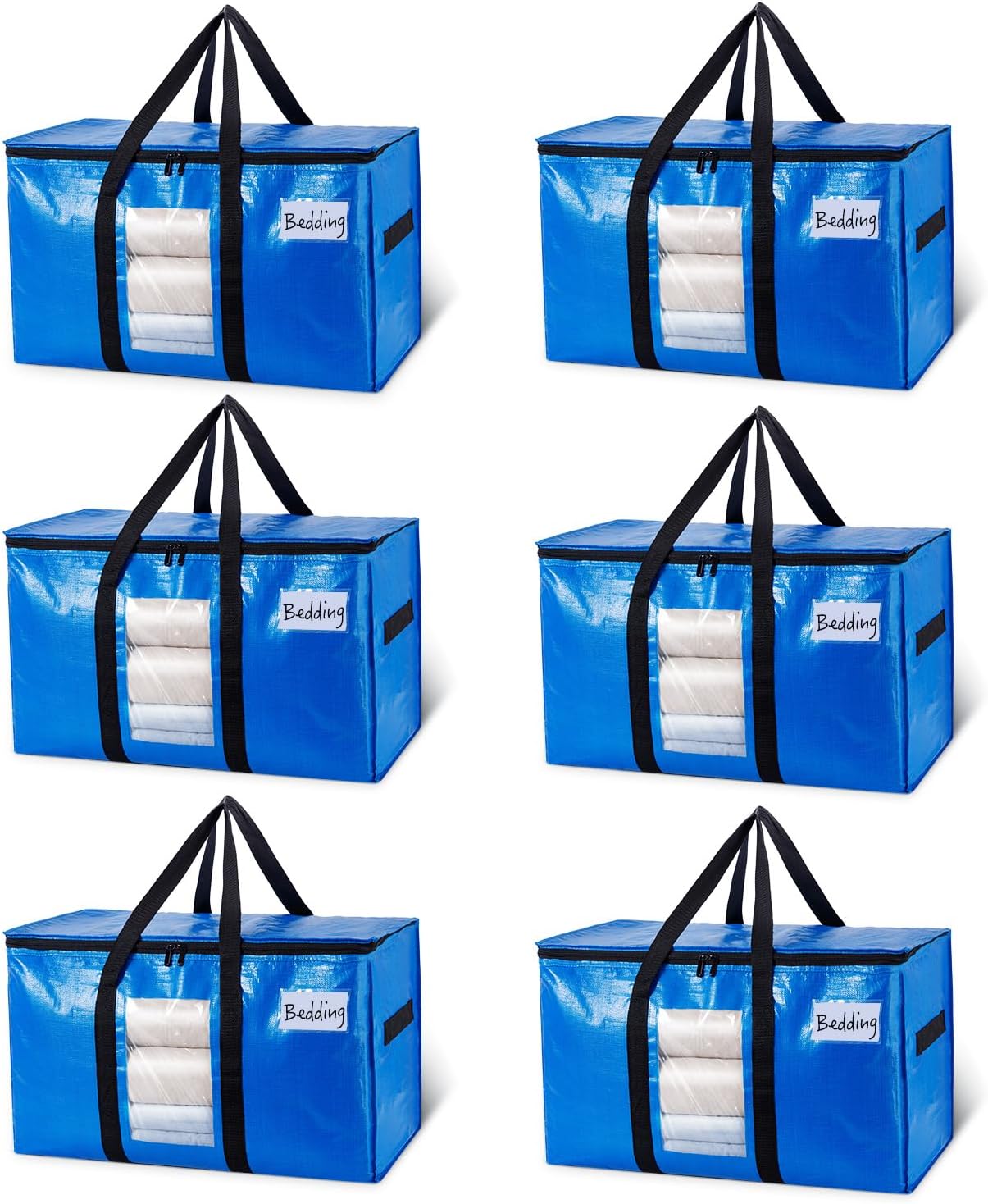 TAILI Extra Large Moving Bags for Storage - Heavy Duty Totes