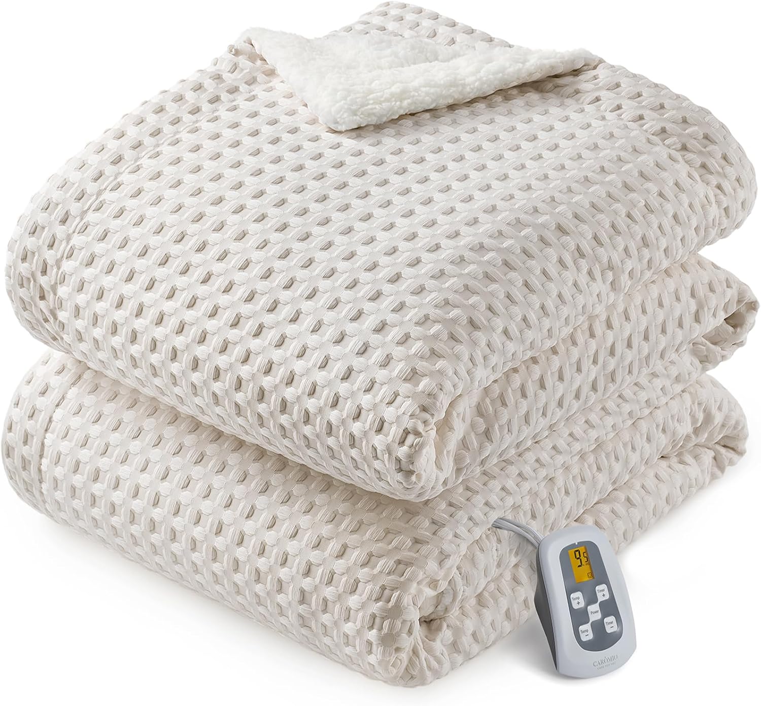 CAROMIO Heated Blanket Twin Size for Ultimate Comfort and Warmth