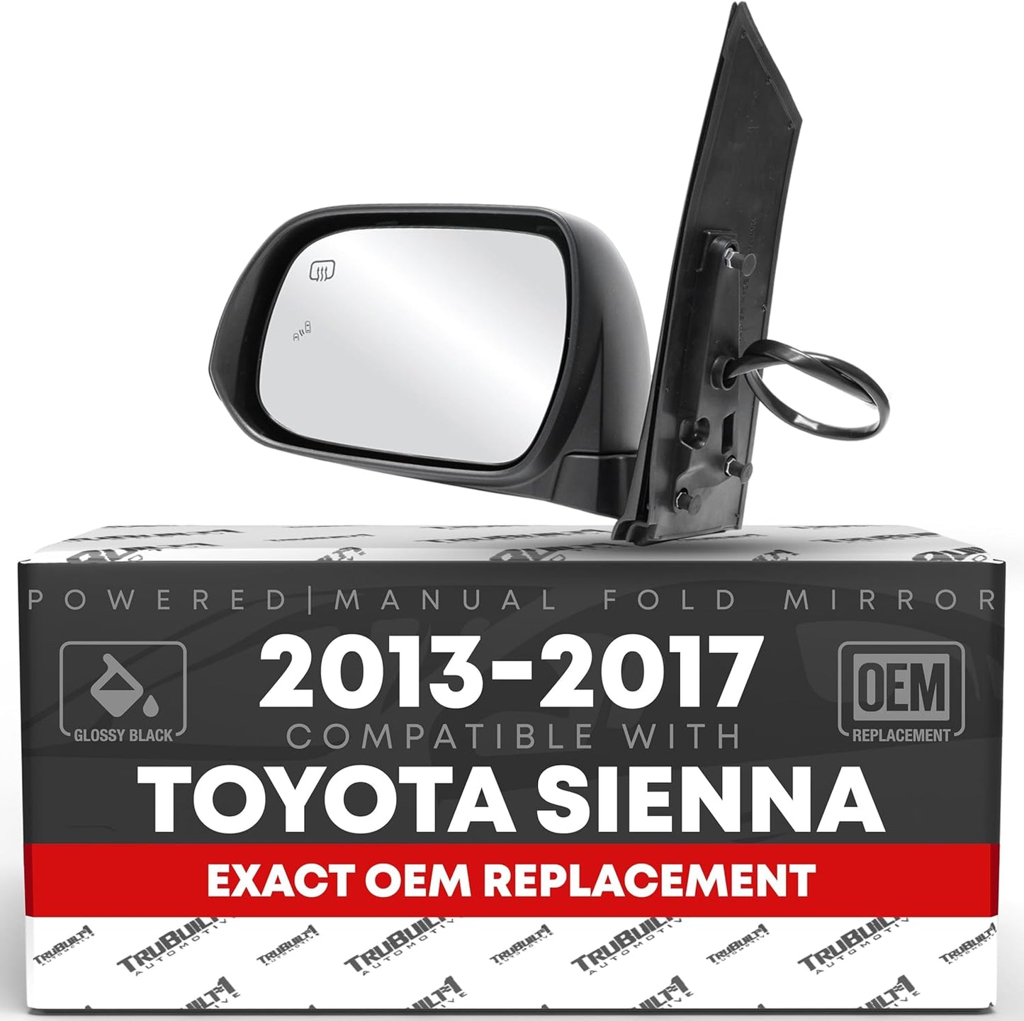 Driver Side Mirror Replacement for 2013-2017 Toyota Sienna