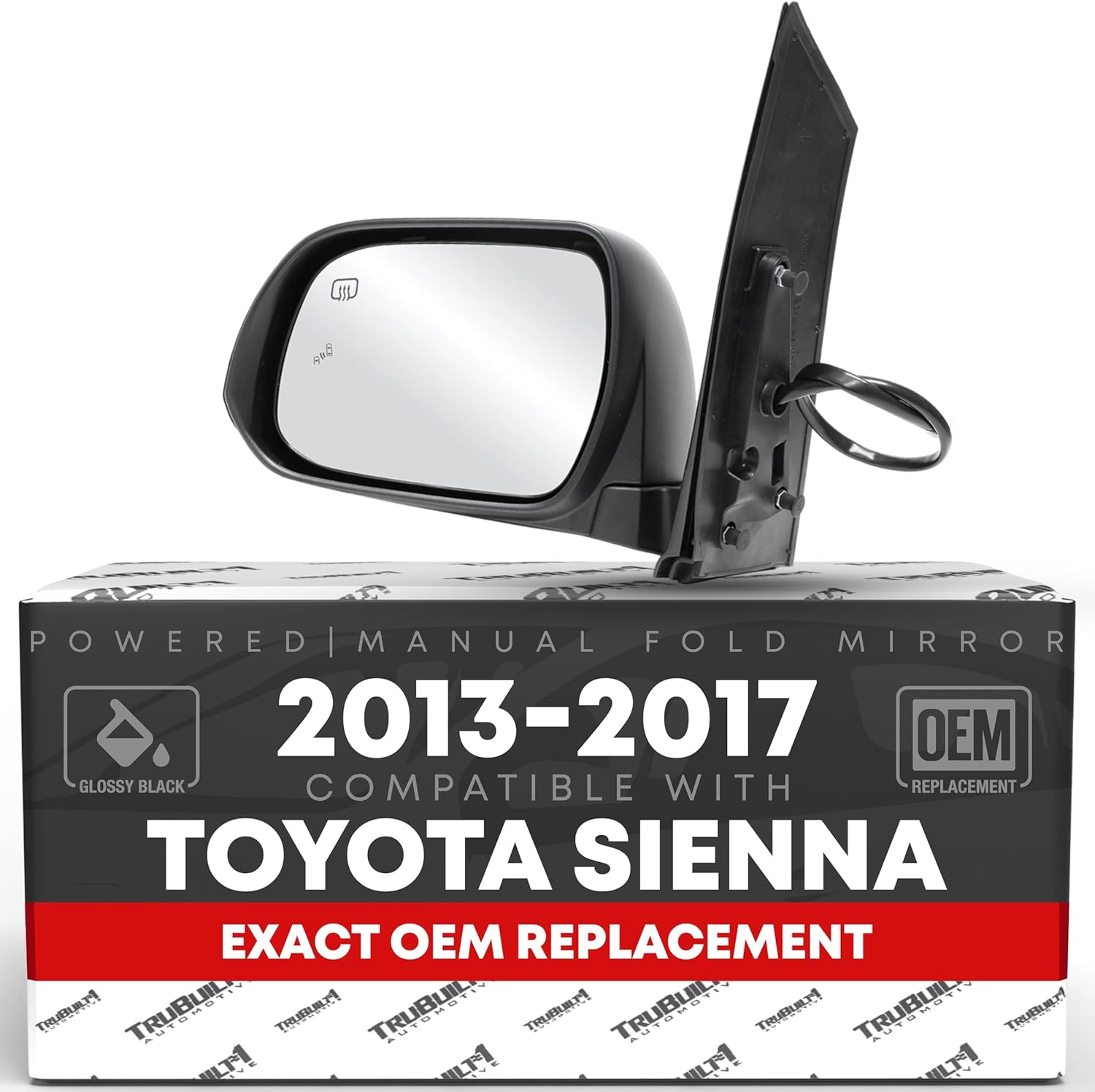 Driver Side Mirror Replacement for 2013-2017 Toyota Sienna