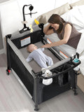 Baby Bassinet Pack and Play with Bassinet and Diaper Changer