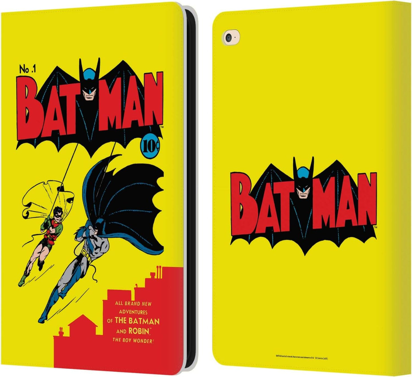 Batman DC Comics iPad Air 2 Leather Wallet Case with Card Holder