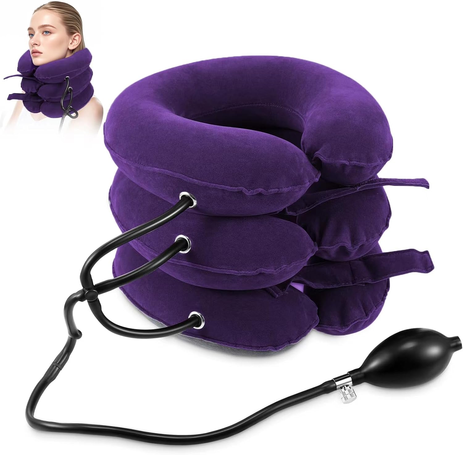 Neck Stretcher Cervical Traction Device for Pain Relief & Support