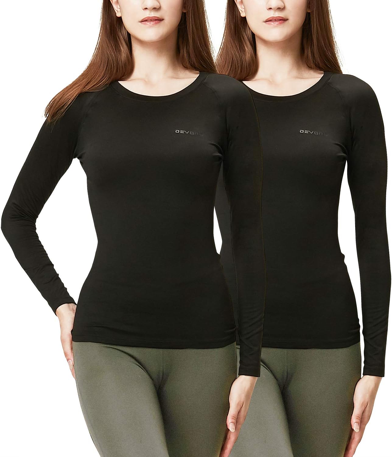 DEVOPS Women's Thermal Long Sleeve Shirts for Ultimate Comfort