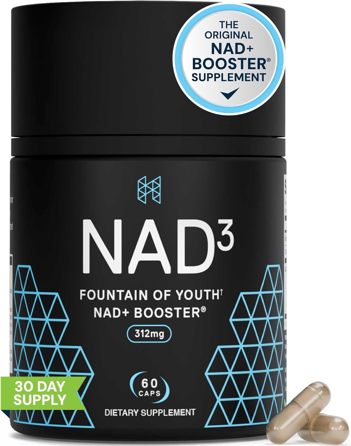 HPN NAD3 Clinical NAD+ Booster for Cellular Health & Energy