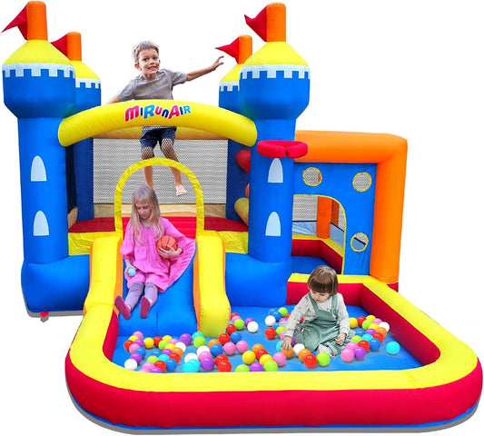 MIRUNAIR Kids Bouncy House - Ultimate Fun Package!