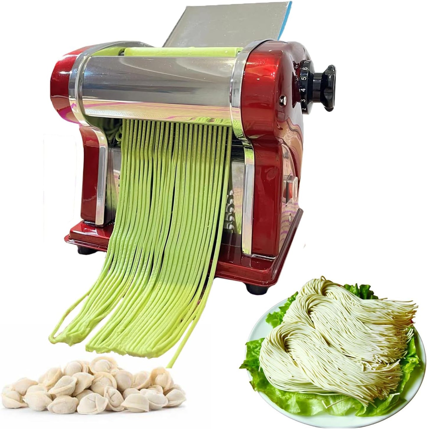 XINGYUEXUAN Electric Pasta Maker: 9-Setting Thickness Control for Perfect Noodles!