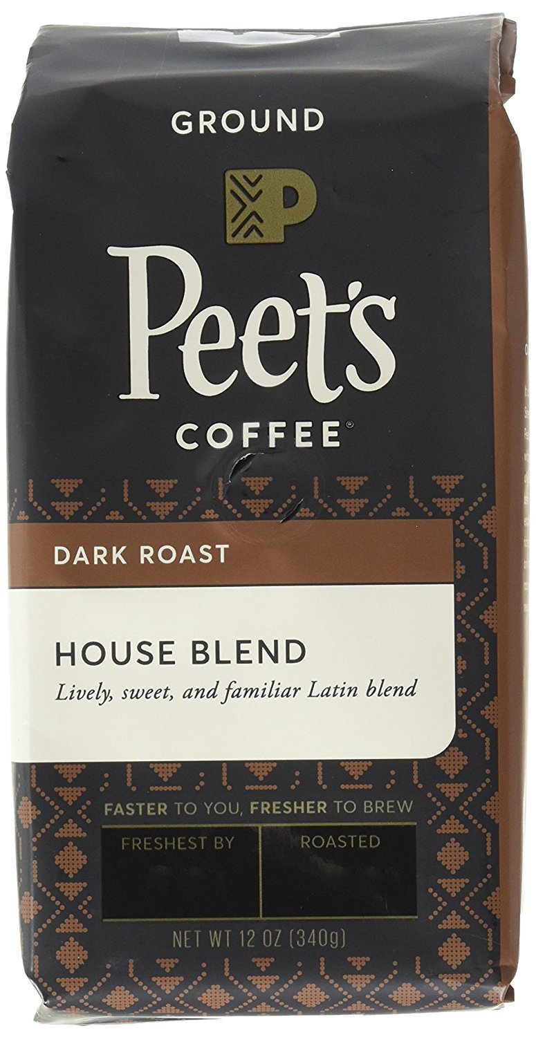 Peet's Coffee House Blend: Bright & Balanced Dark Roast Duo