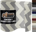 powerGRIP Chevron Drawer and Shelf Liner 17.5in x 20ft - Strong