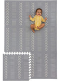 Childlike Behavior Baby Play Mat 72x48 in - Soft Waterproof Tummy Time