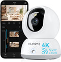 4K Ultra HD Indoor Camera with Color Night Vision - 360 View