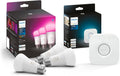 Philips Hue Smart Lighting Bundle 3-Pack A19 - Color and White